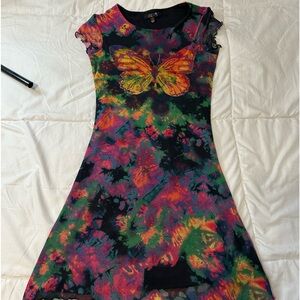 DeliA*s Dye Tie Mini Dress